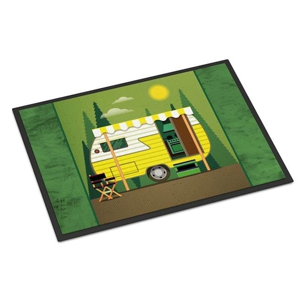 Carolines Treasures Carolines Treasures BB5478JMAT 24 x 36 in. Greatest Adventure Retro Camper Indoor or Outdoor Mat BB5478JMAT - main